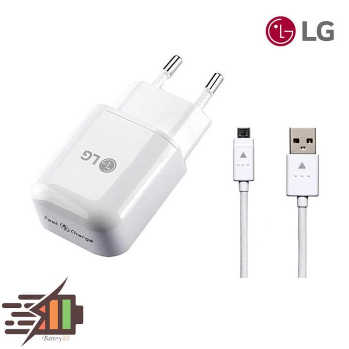 شارژر و کابل شارژ الجی LG 18W Micro USB